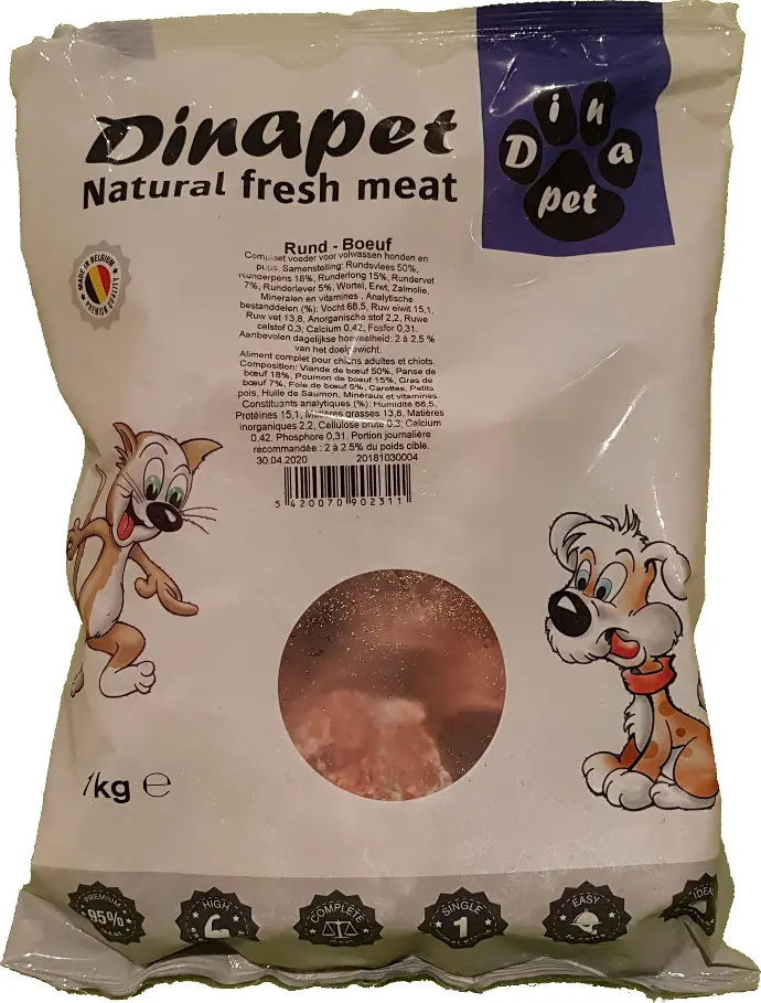 Dinabarf Rund Hamburgers 1Kg