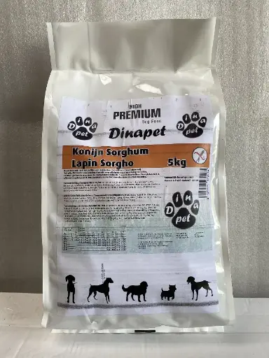 Konijn Sorghum Geperste Brok 5kg